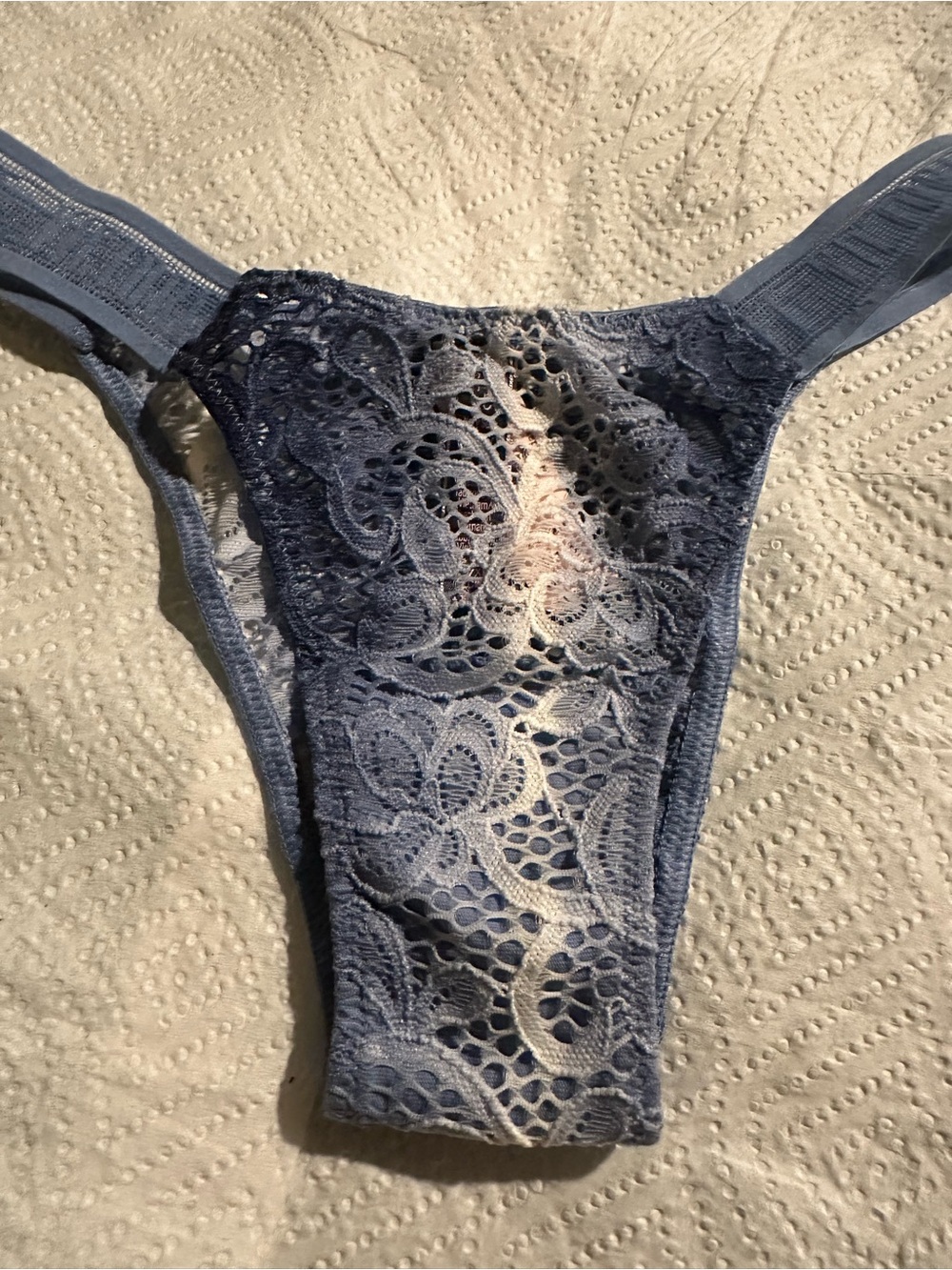 Women Jeans Lace Panty - Blue